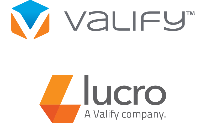 Valify and Lucro logos