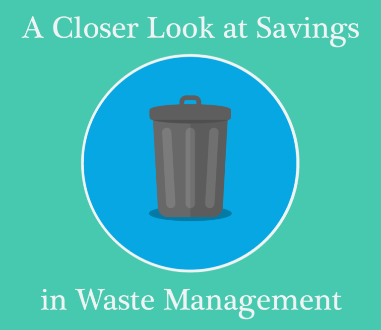 A Closer Look at Savings in Hospital Waste Management