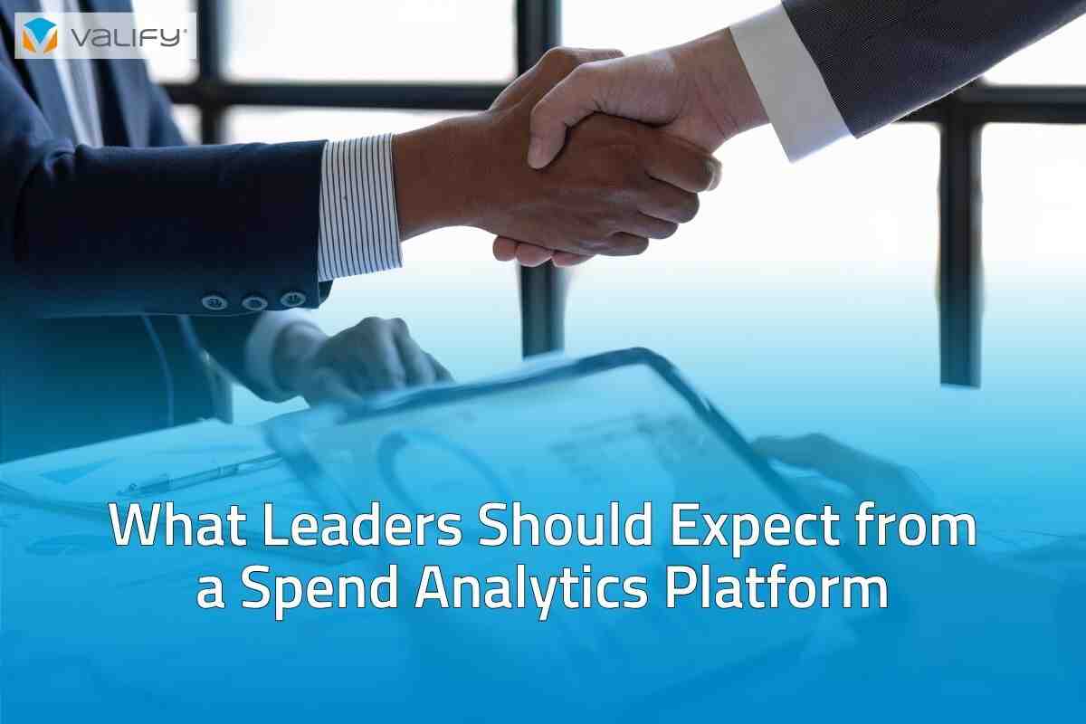 What Leaders Should Expect from a Spend Analytics Platform